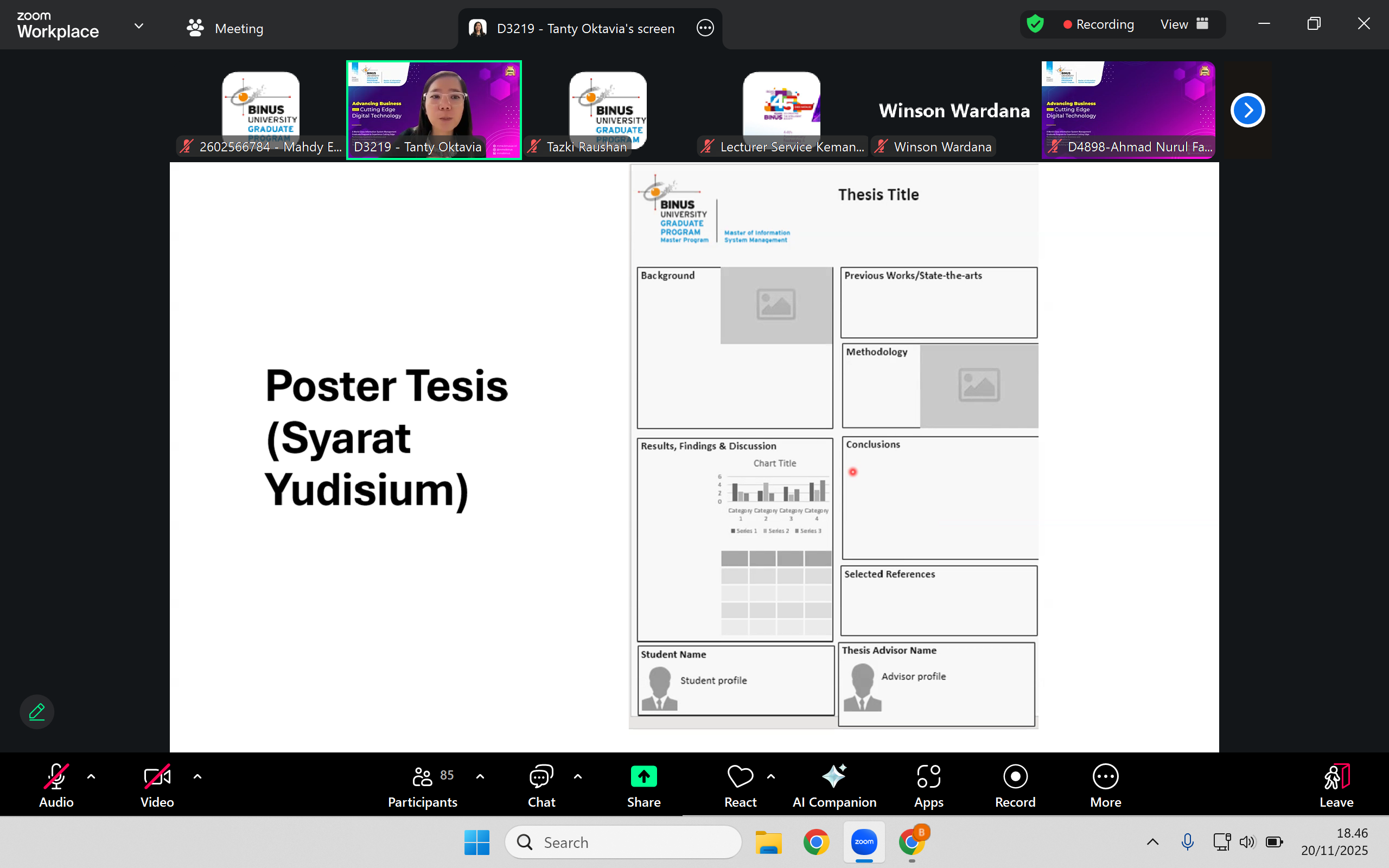 Briefing Poster Thesis