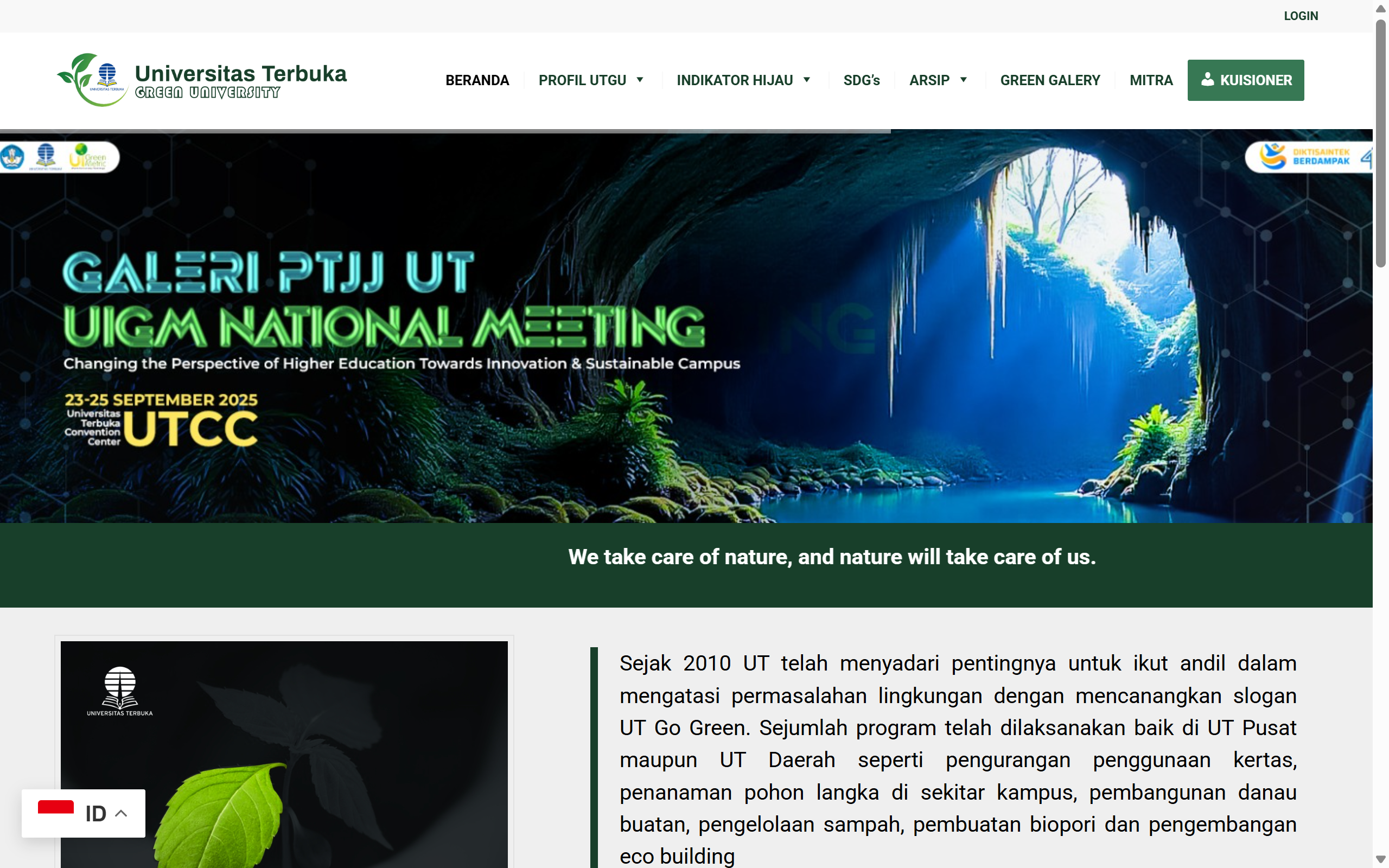 Green Campus Universitas Terbuka