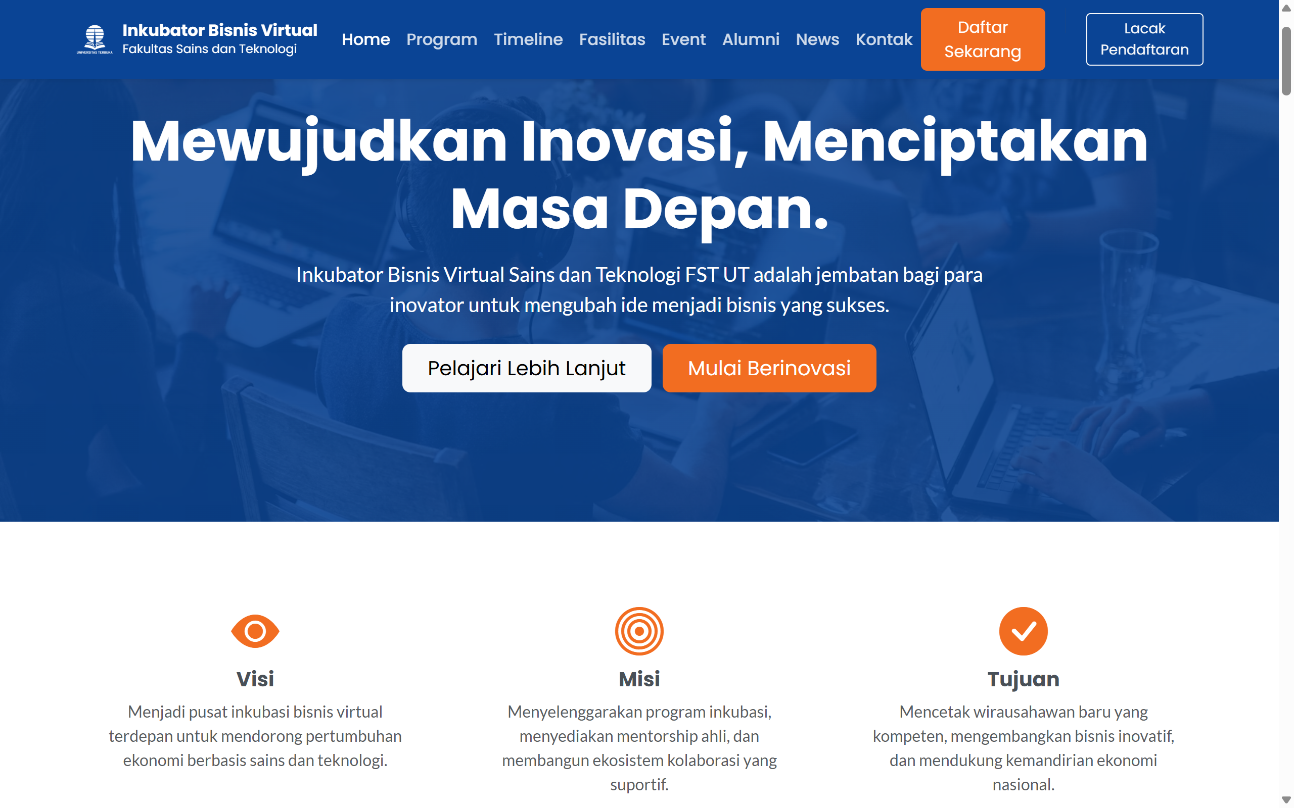 Inkubator Virtual Bisnis Universitas Terbuka