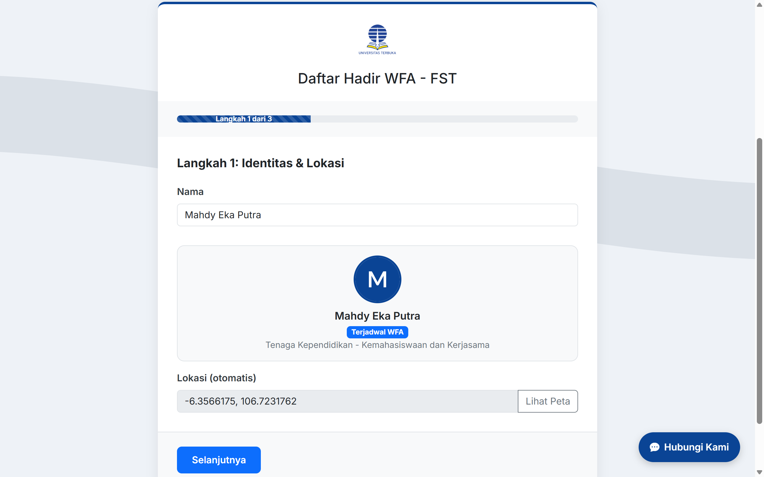 Work From Anywhere (WFA) Absence Attendance